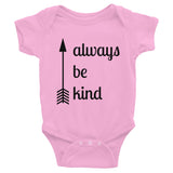 Always Be Kind Arrow Onesie Bodysuit - Choose Color - Sunshine and Spoons Shop