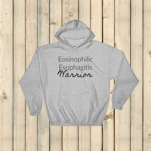 Eosinophilic Esophagitis Warrior EoE EE Hoodie Sweatshirt - Choose Color - Sunshine and Spoons Shop