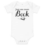 Just One More Book Baby Bodysuit