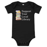 Support Your Local Library Baby Bodysuit