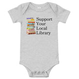 Support Your Local Library Baby Bodysuit