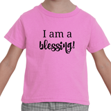 I am a Blessing Special Needs Kids' Shirt - Choose Color - Sunshine and Spoons Shop
