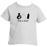 Fed Is Best Tube Feeding Breastfeeding Kids' Shirt - Choose Color - Sunshine and Spoons Shop