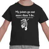 My Joints Go Out More Than I Do Ehlers Danlos EDS Kids' Shirt - Choose Color - Sunshine and Spoons Shop