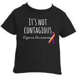 It's Not Contagious! Eczema Awareness Kids' Shirt - Choose Color - Sunshine and Spoons Shop
