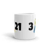 3 21 Down Syndrome Awareness Coffee Tea Mug - Choose Size - Sunshine and Spoons Shop