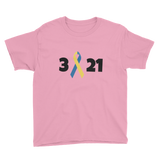 3 21 Down Syndrome Awareness Kids' Shirt - Choose Color - Sunshine and Spoons Shop