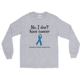 No, I Don't Have Cancer Alopecia Awareness Unisex Long Sleeved Shirt - Choose Color - Sunshine and Spoons Shop
