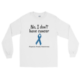 No, I Don't Have Cancer Alopecia Awareness Unisex Long Sleeved Shirt - Choose Color - Sunshine and Spoons Shop