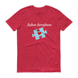 Autism Acceptance Awareness Puzzle Piece Unisex Shirt - Choose Color - Sunshine and Spoons Shop
