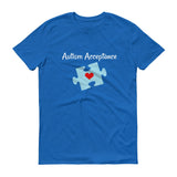 Autism Acceptance Awareness Puzzle Piece Unisex Shirt - Choose Color - Sunshine and Spoons Shop