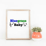 Bluegrass Baby Printable Print Art - Sunshine and Spoons Shop