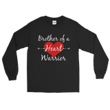 Brother of a Heart Warrior CHD Heart Defect Unisex Long Sleeved Shirt - Choose Color - Sunshine and Spoons Shop