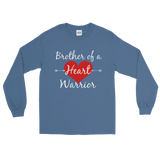 Brother of a Heart Warrior CHD Heart Defect Unisex Long Sleeved Shirt - Choose Color - Sunshine and Spoons Shop