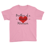 Brother of a Heart Warrior CHD Heart Defect Kids' Shirt - Choose Color - Sunshine and Spoons Shop