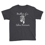 Brother of a Zebra Warrior Rare Disease Ehlers Danlos EDS Kids' Shirt - Choose Color - Sunshine and Spoons Shop