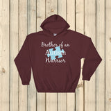 Brother of an Autism Warrior Awareness Puzzle Piece Hoodie Sweatshirt - Choose Color - Sunshine and Spoons Shop