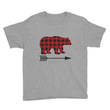 Buffalo Plaid Bear Wolf Deer Arrow Kids' Shirt - Choose Animal - Sunshine and Spoons Shop