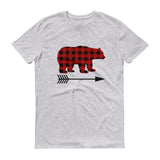 Buffalo Plaid Bear Wolf Deer Arrow Unisex Shirt - Choose Animal - Sunshine and Spoons Shop