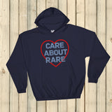 Care About Rare Disease Hoodie Sweatshirt - Choose Color - Sunshine and Spoons Shop