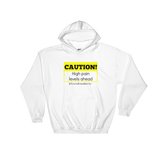Caution! High Pain Levels Ahead Chronic Illness Hoodie Sweatshirt - Choose Color - Sunshine and Spoons Shop