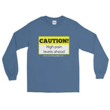 Caution! High Pain Levels Ahead Chronic Illness Unisex Long Sleeved Shirt - Choose Color - Sunshine and Spoons Shop