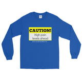 Caution! High Pain Levels Ahead Chronic Illness Unisex Long Sleeved Shirt - Choose Color - Sunshine and Spoons Shop