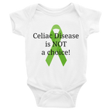 Celiac Disease is Not a Choice Onesie Bodysuit - Choose Color - Sunshine and Spoons Shop