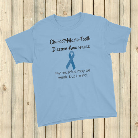 Charcot Marie Tooth Disease Awareness Kid's Shirt - Choose Color - Sunshine and Spoons Shop