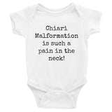 Chiari Malformation is Such a Pain in the Neck Onesie Bodysuit - Choose Color - Sunshine and Spoons Shop