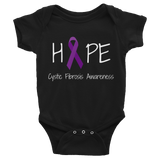 Hope Ribbon for Cystic Fibrosis Awareness Onesie Bodysuit - Choose Color - Sunshine and Spoons Shop