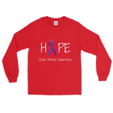 Hope Ribbon for Cystic Fibrosis Awareness Unisex Long Sleeved Shirt - Choose Color - Sunshine and Spoons Shop