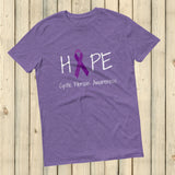 Hope Ribbon for Cystic Fibrosis Awareness Unisex Shirt - Choose Color - Sunshine and Spoons Shop