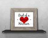 Dad of a Heart Warrior Printable Print Art - Sunshine and Spoons Shop