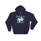 Dad of an Autism Warrior Awareness Puzzle Piece Hoodie Sweatshirt - Choose Color - Sunshine and Spoons Shop