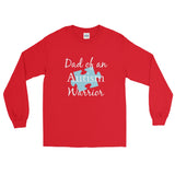 Dad of an Autism Warrior Awareness Puzzle Piece Unisex Long Sleeved Shirt - Choose Color - Sunshine and Spoons Shop