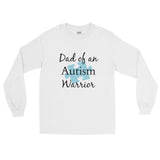 Dad of an Autism Warrior Awareness Puzzle Piece Unisex Long Sleeved Shirt - Choose Color - Sunshine and Spoons Shop
