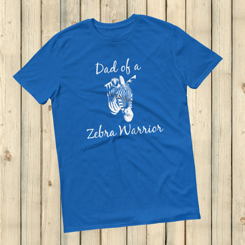 Dad of a Zebra Warrior Rare Disease Ehlers Danlos EDS Unisex Shirt - Choose Color - Sunshine and Spoons Shop