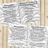 Double-Sided Ehlers Danlos Awareness Cards - Sunshine and Spoons Shop