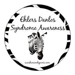 Ehlers Danlos Syndrome Awareness Stickers - FREE Shipping to US and Canada - Sunshine and Spoons Shop