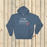 It's Not Contagious! Eczema Awareness Hoodie Sweatshirt - Choose Color - Sunshine and Spoons Shop