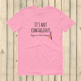 It's Not Contagious! Eczema Awareness Unisex Shirt - Choose Color - Sunshine and Spoons Shop
