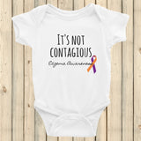 It's Not Contagious! Eczema Awareness Onesie Bodysuit - Choose Color - Sunshine and Spoons Shop