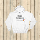 It's Not Contagious! Eczema Awareness Hoodie Sweatshirt - Choose Color - Sunshine and Spoons Shop