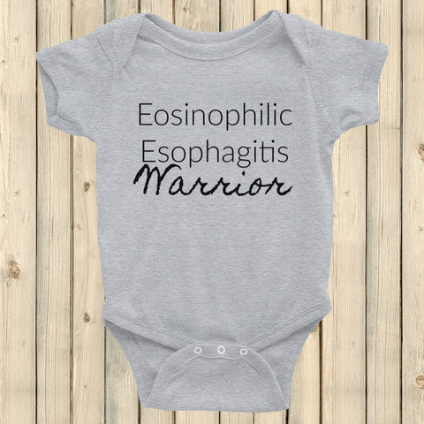 Eosinophilic Esophagitis Warrior EoE EE Onesie Bodysuit - Choose Color - Sunshine and Spoons Shop
