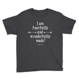 Fearfully and Wonderfully Made Kids' Shirt - Choose Color - Sunshine and Spoons Shop