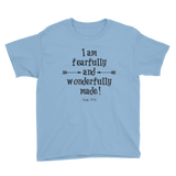 Fearfully and Wonderfully Made Kids' Shirt - Choose Color - Sunshine and Spoons Shop