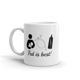 Fed Is Best Tube Feeding Breastfeeding Coffee Tea Mug - Choose Size - Sunshine and Spoons Shop