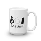 Fed Is Best Tube Feeding Breastfeeding Coffee Tea Mug - Choose Size - Sunshine and Spoons Shop