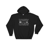 I'm Healthy Because of My Feeding Tube Hoodie Sweatshirt - Choose Color - Sunshine and Spoons Shop